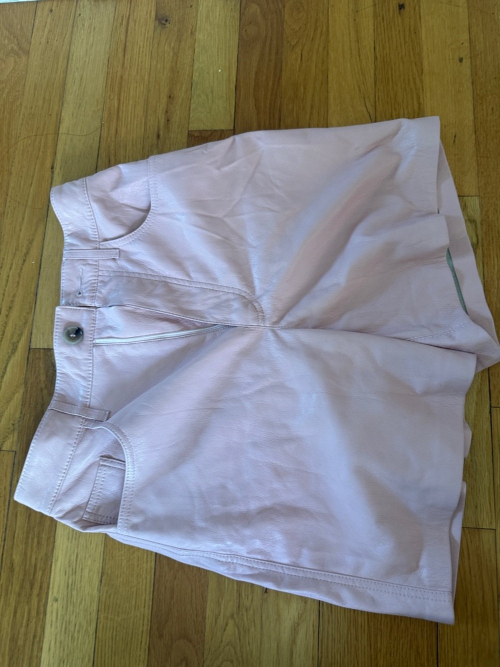Nanushka Pale Pink High-Waist Women's Shorts